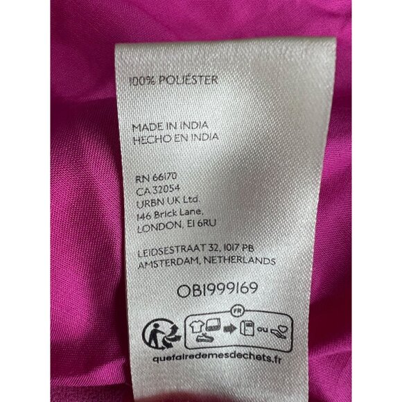 Free People Mazzi Pink Floral Mini Dress Cap Sleeves Keyhole Back Size XS - Picture 12 of 16